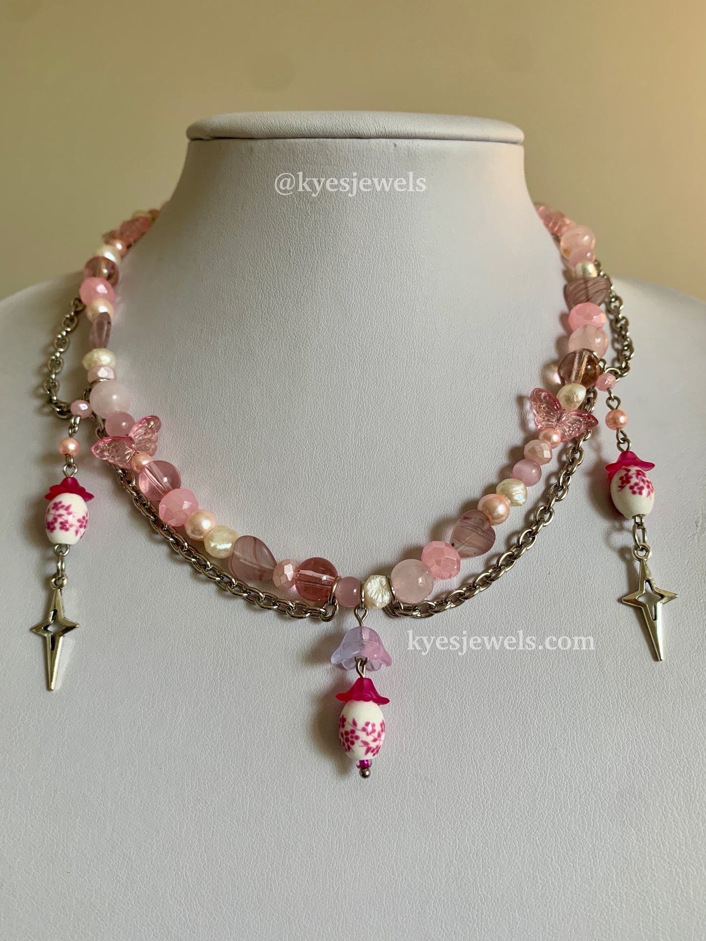 Pink Spring Necklace