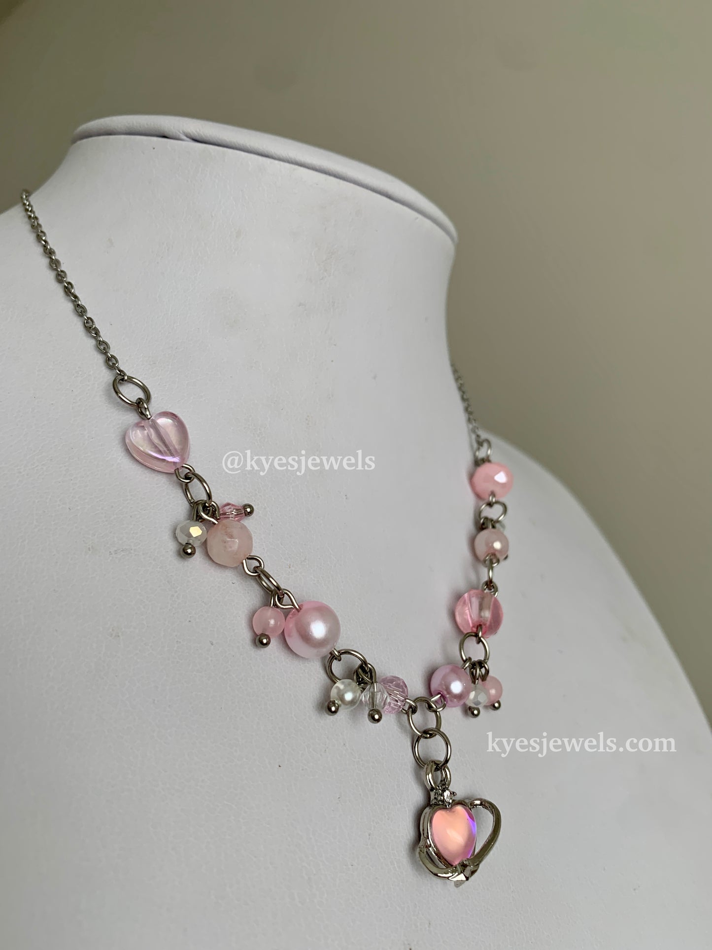 Pink Planet Necklace