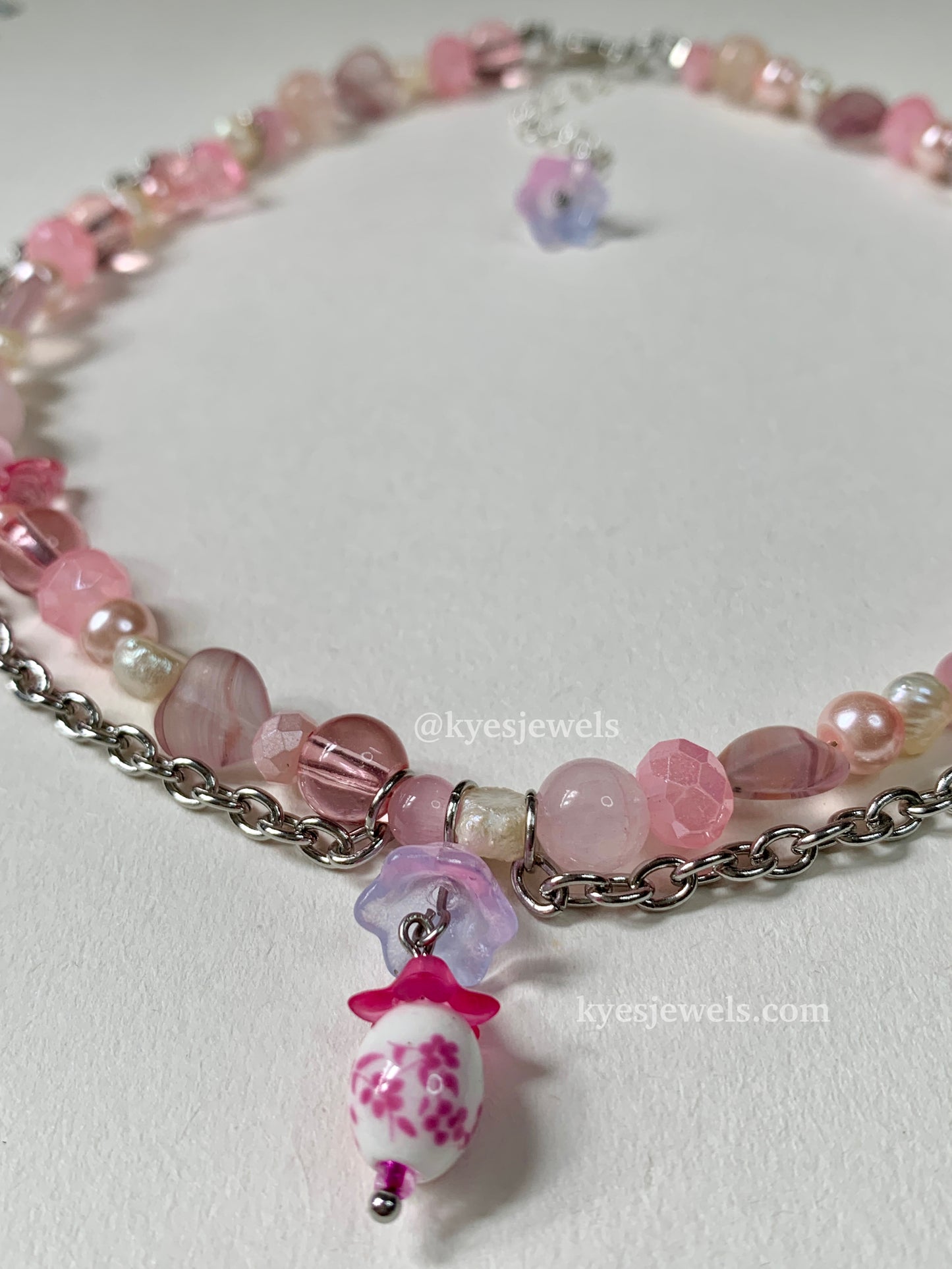 Pink Spring Necklace