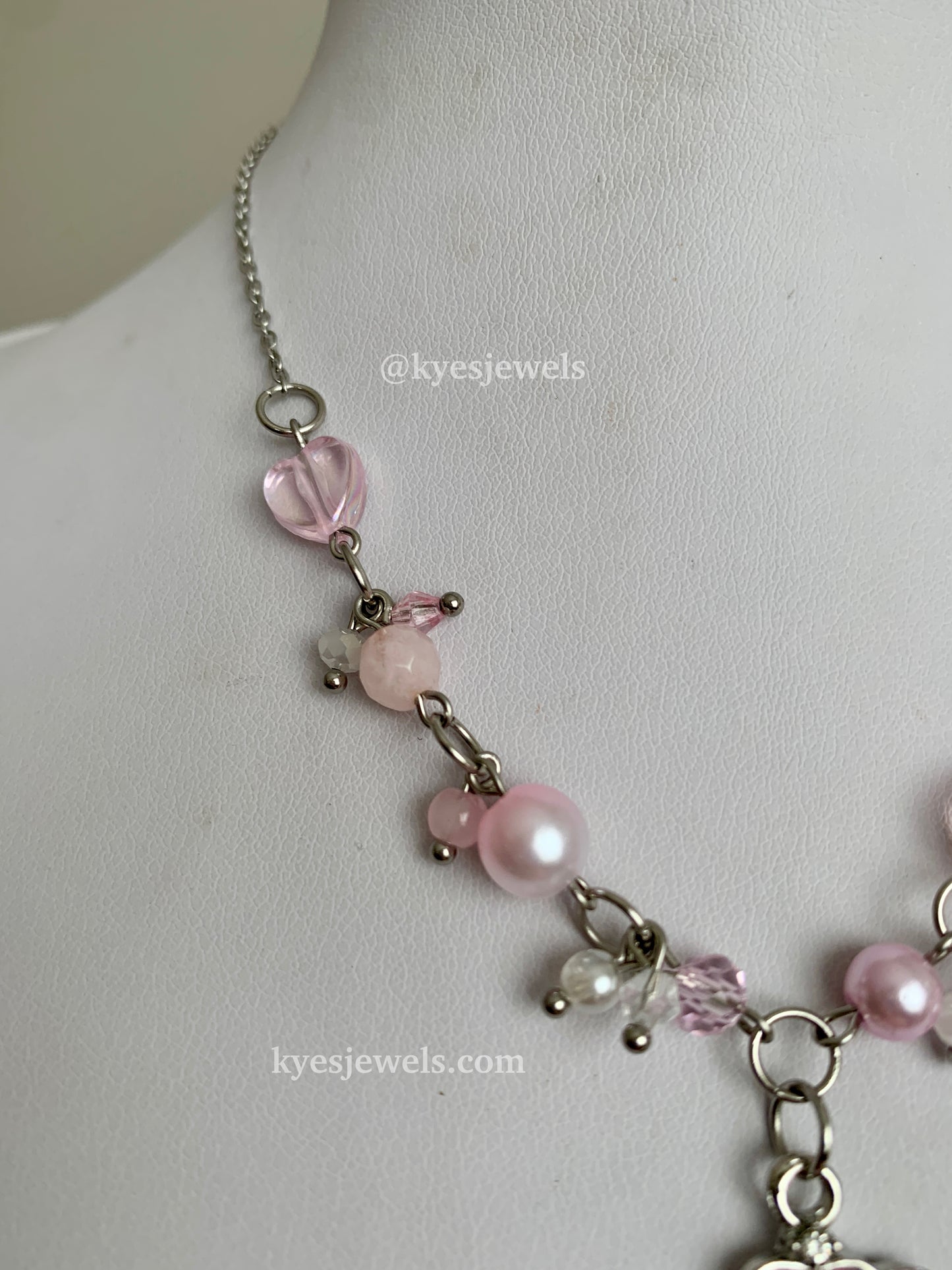 Pink Planet Necklace