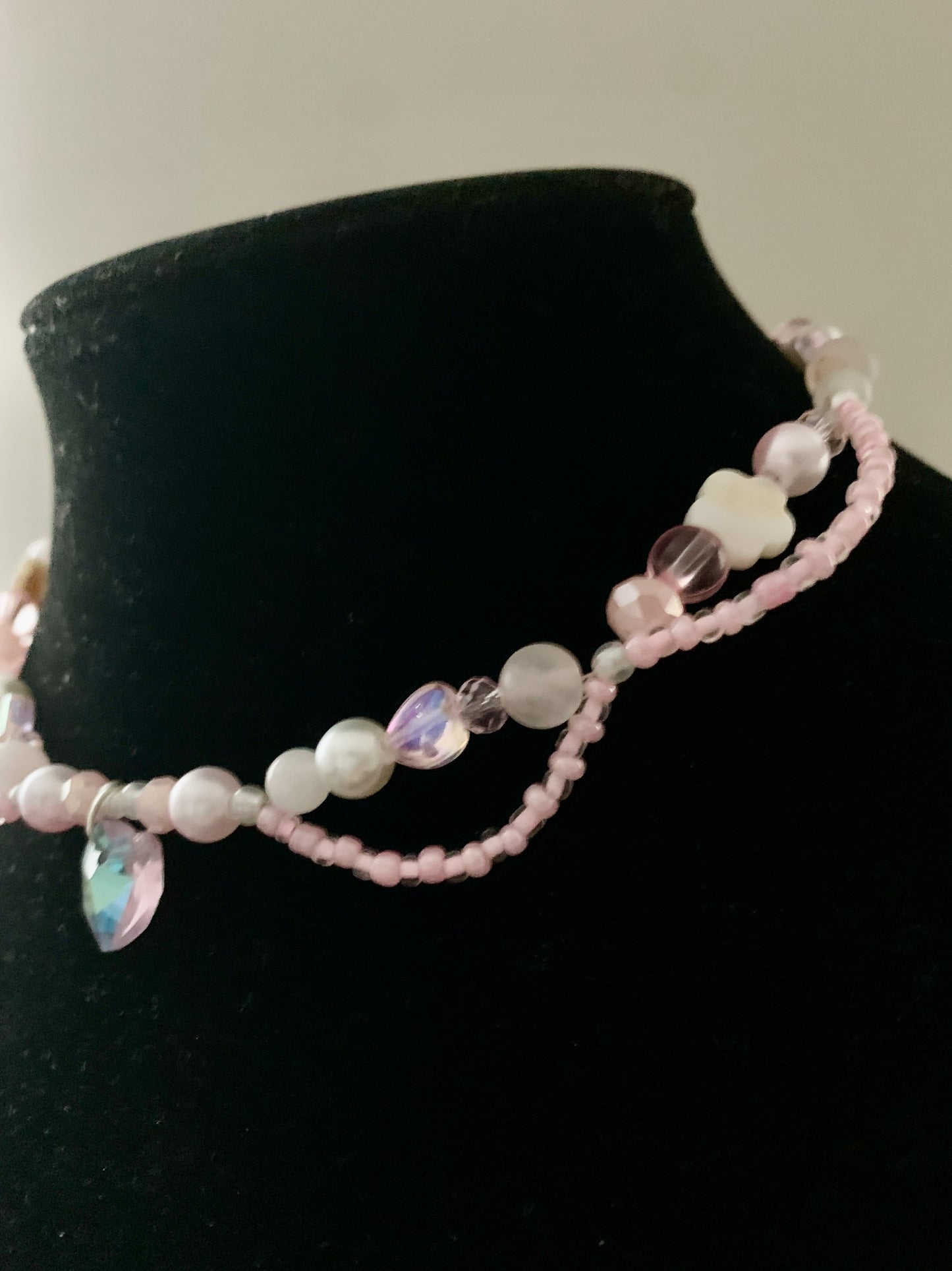 Pink Swirl Necklace