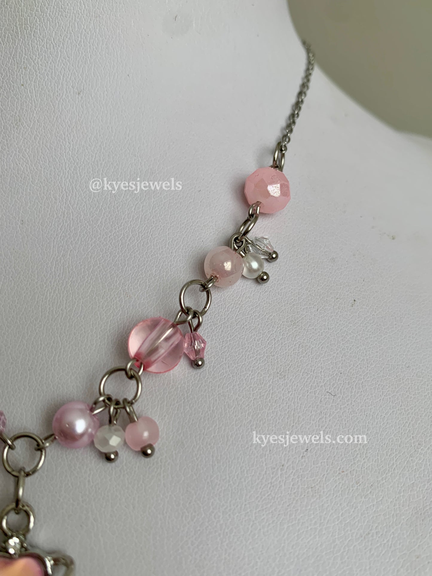 Pink Planet Necklace