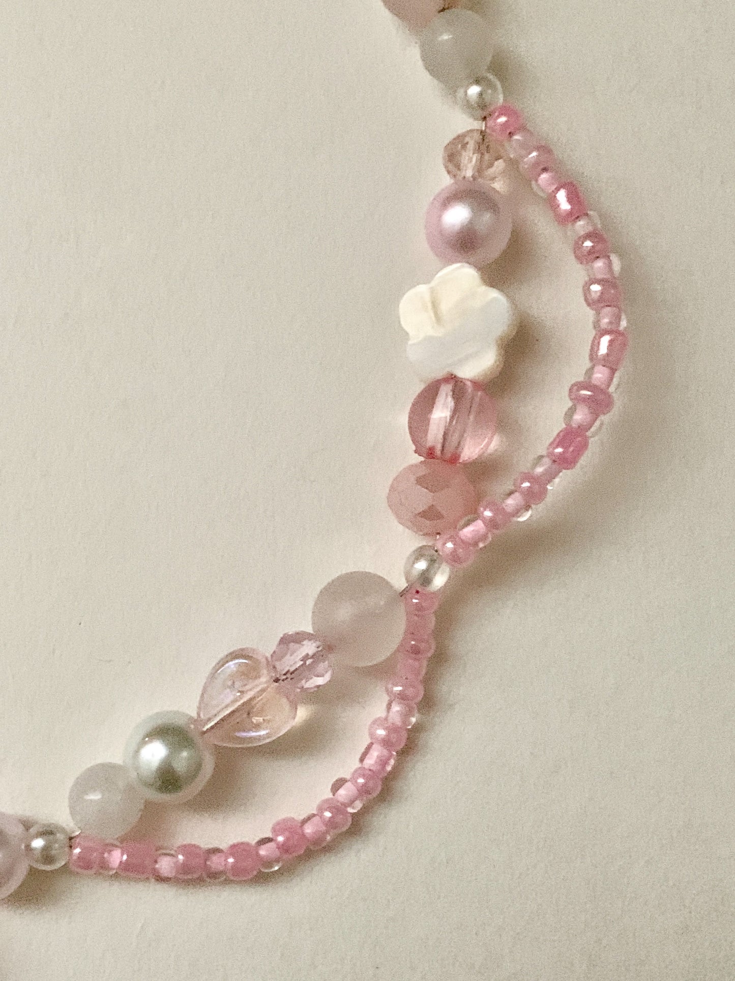 Pink Swirl Necklace