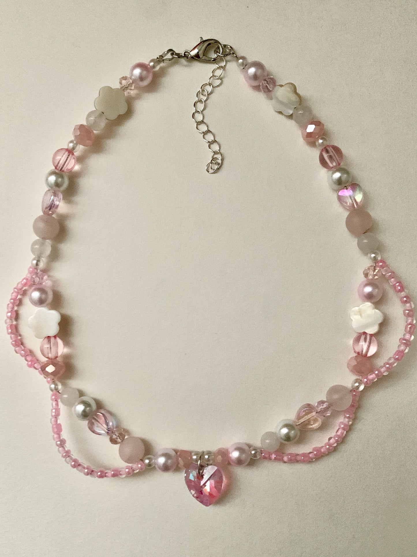 Pink Swirl Necklace