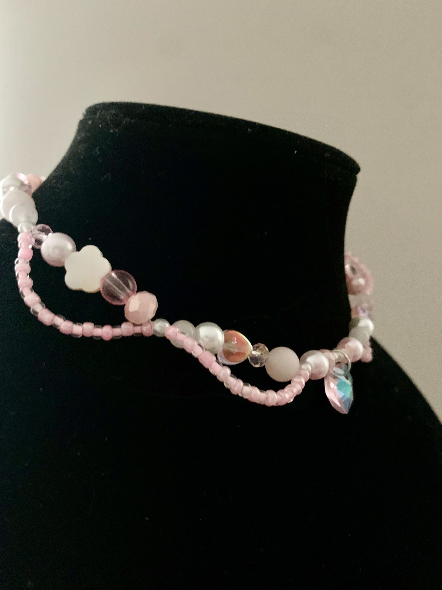 Pink Swirl Necklace