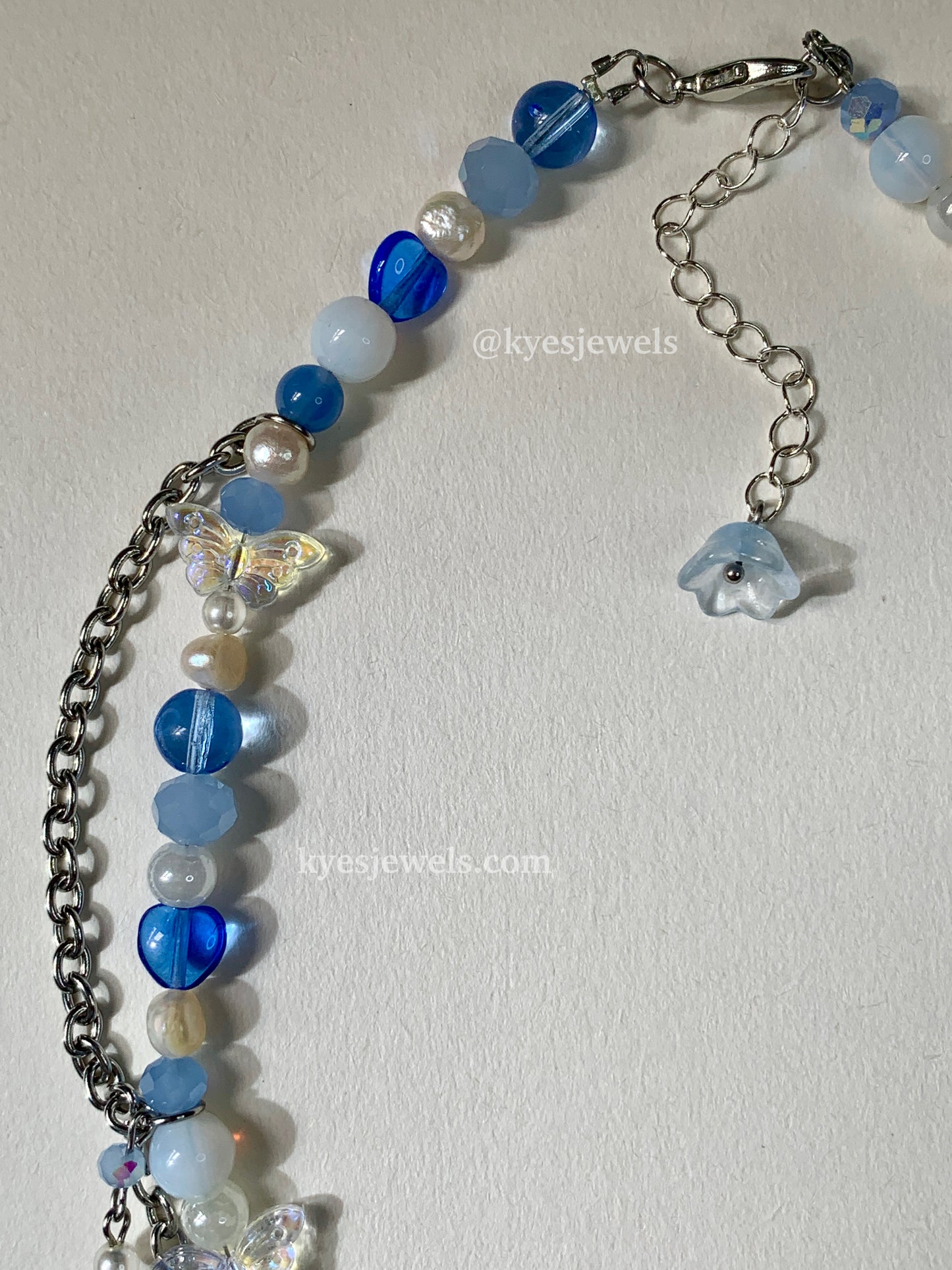 Blue Spring Necklace