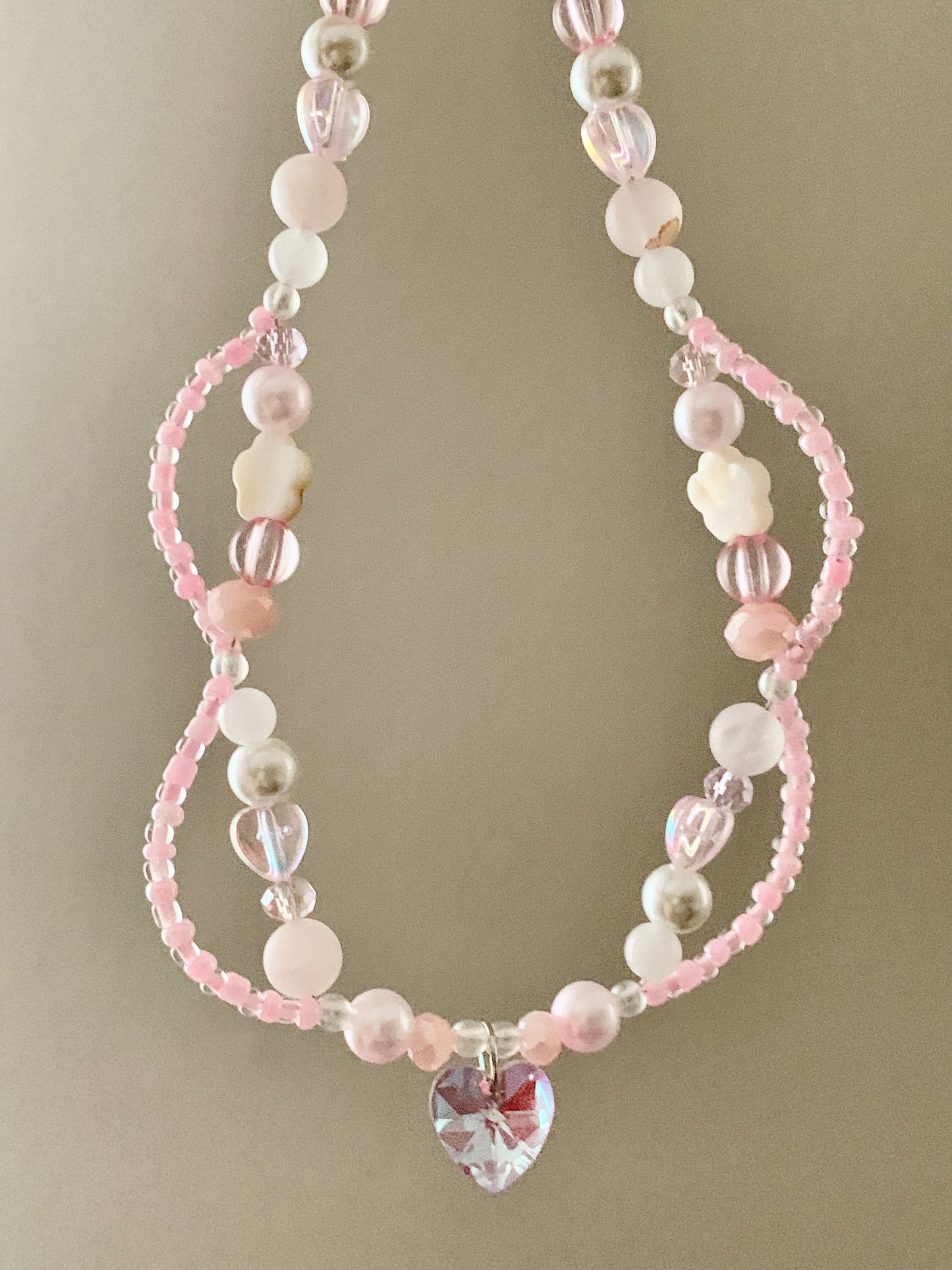 Pink Swirl Necklace