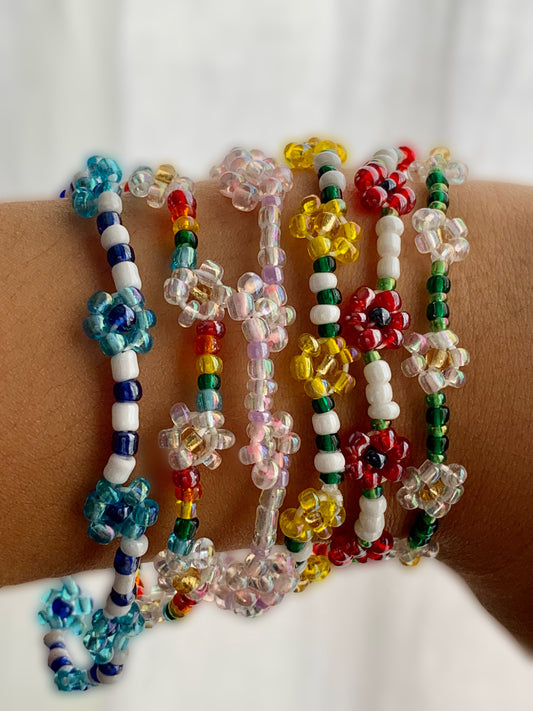 Pulsera de flores