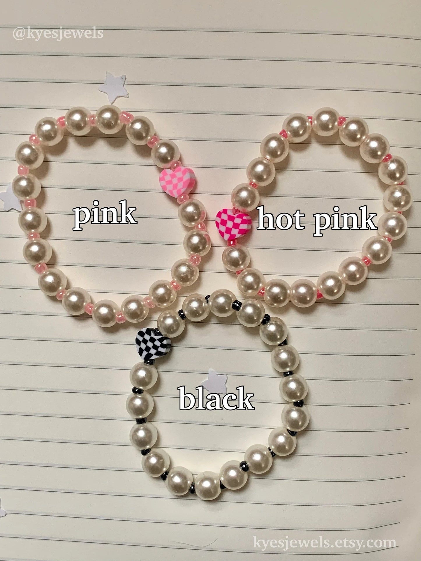 Dainty Pearl Heart Bracelet