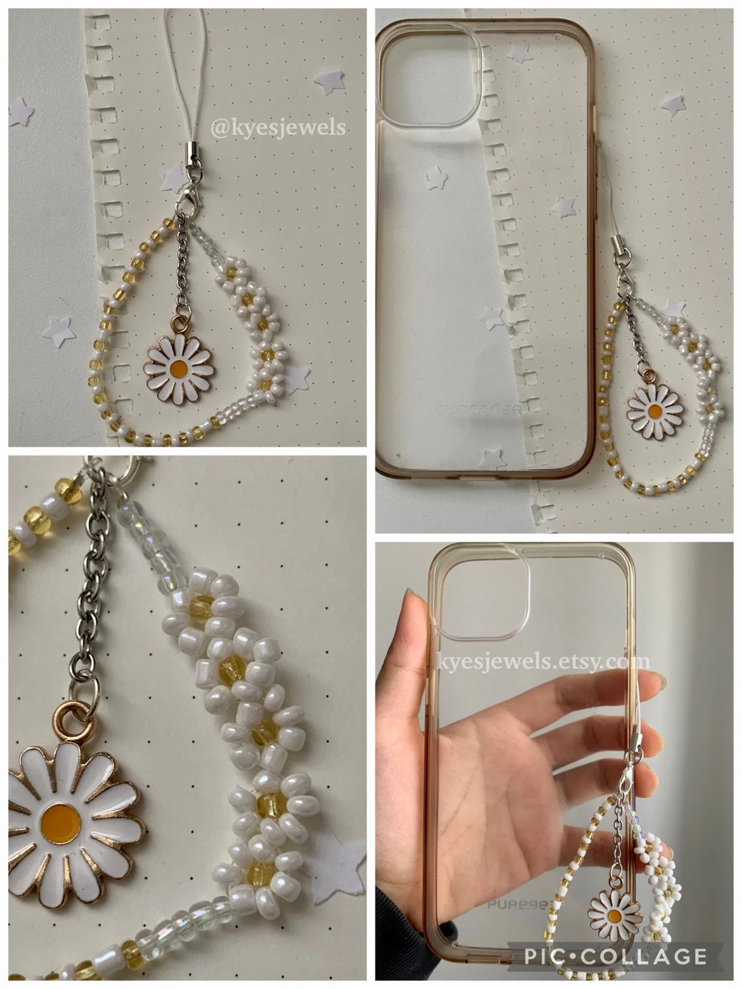 Flower Phone Charm