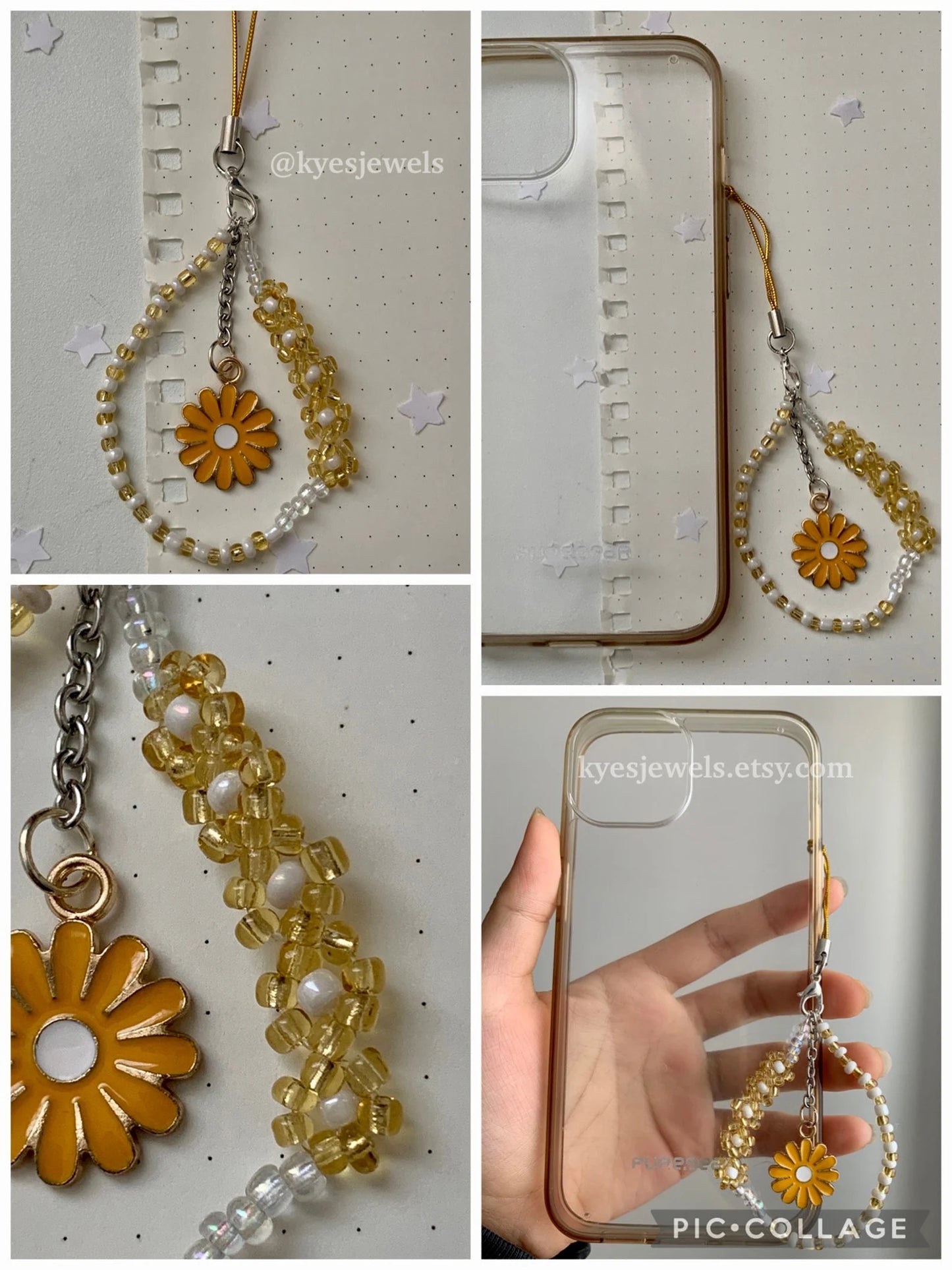 Flower Phone Charm