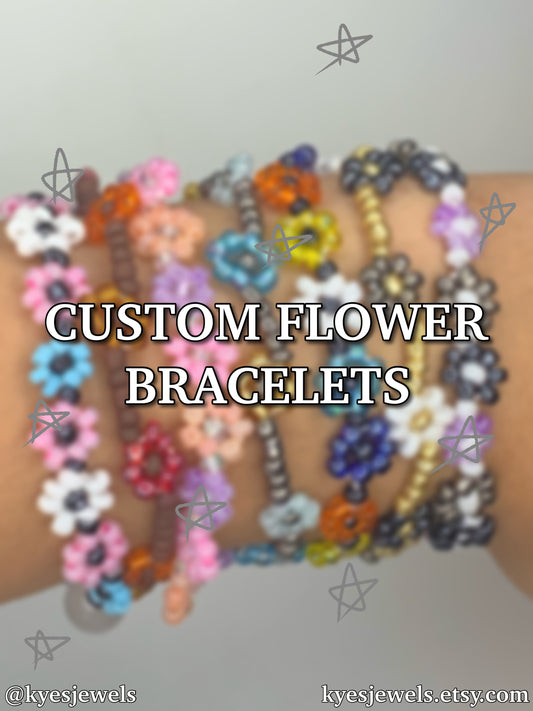 Custom Flower Bracelet